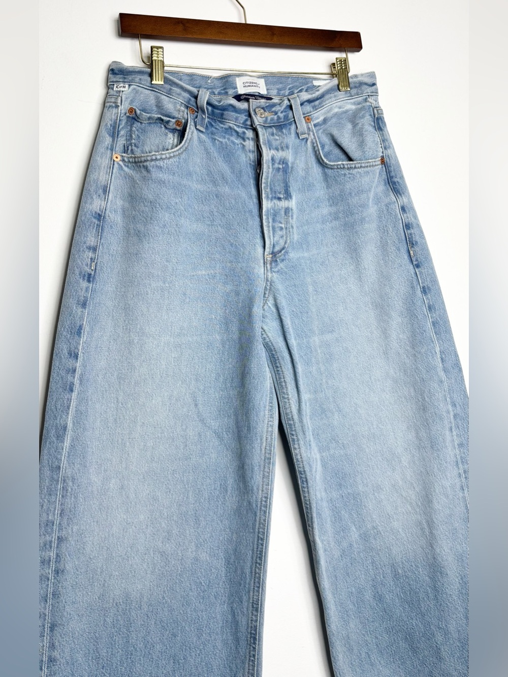 Citizens of Humanity Ayla Baggy Jeans in Skylights size 27 - Picture 11 of 15